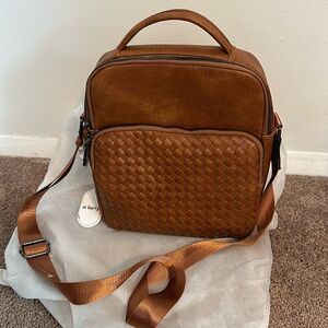 St barry vegan leather crossbody bag